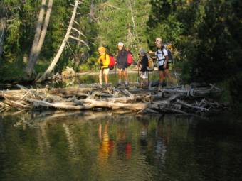 Les nenes a Aigüestortes