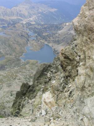 Del llac Obago a la vall de l'Aiguamog vist des del Tuc de Ratera