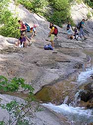 Salt del Brull. Molt poca aigua. Juliol 2005