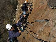 Només dos passos complicats. Les petites, per prudència, no la van fer