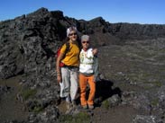 Ja som al gran cràter. Queden només 90 mts.